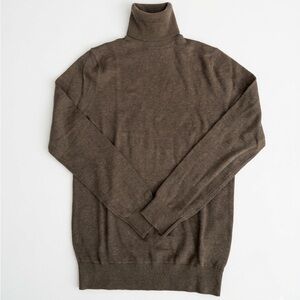 H&M Men's Turtleneck Sweater in Brown